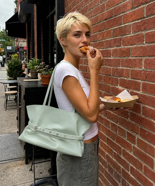 Leterie MELLOW REVERSIBLE BELT TOTE BAG (4 colors)