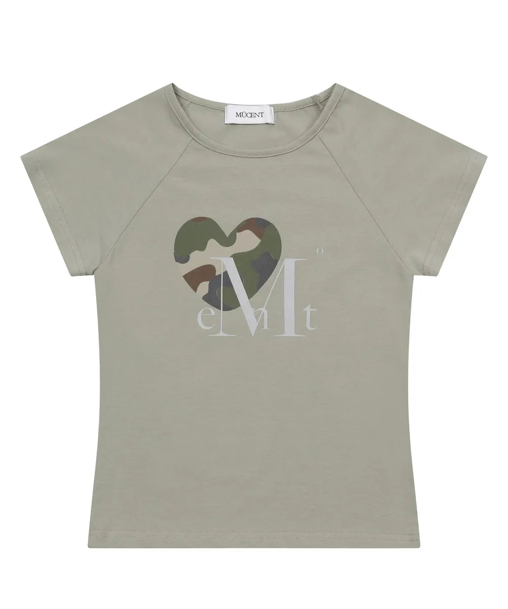 Mucent Canyon Heart Camo Short Sleeve Tee (2 Colors)