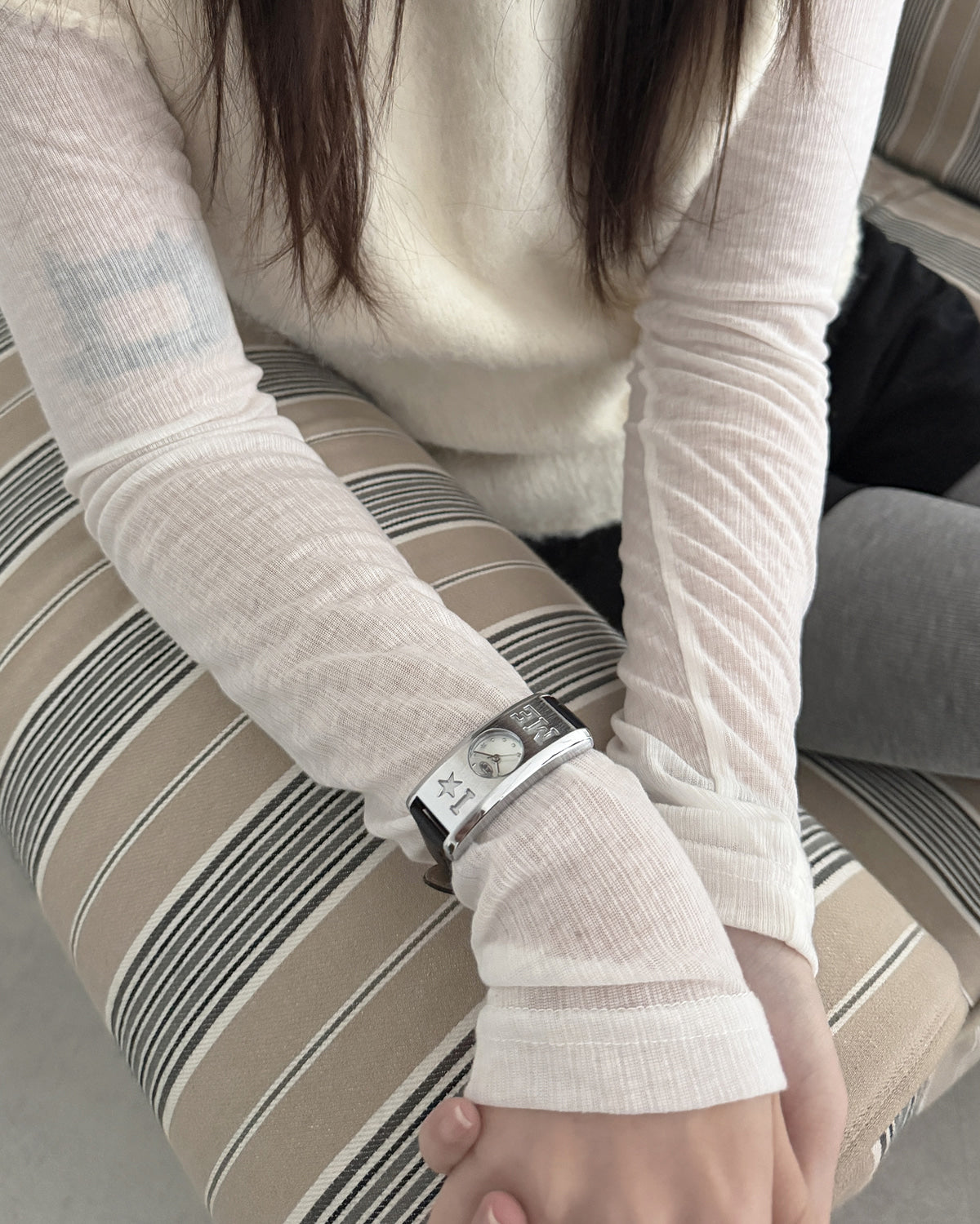 Only Grumpy) Star Me Leather Watch
