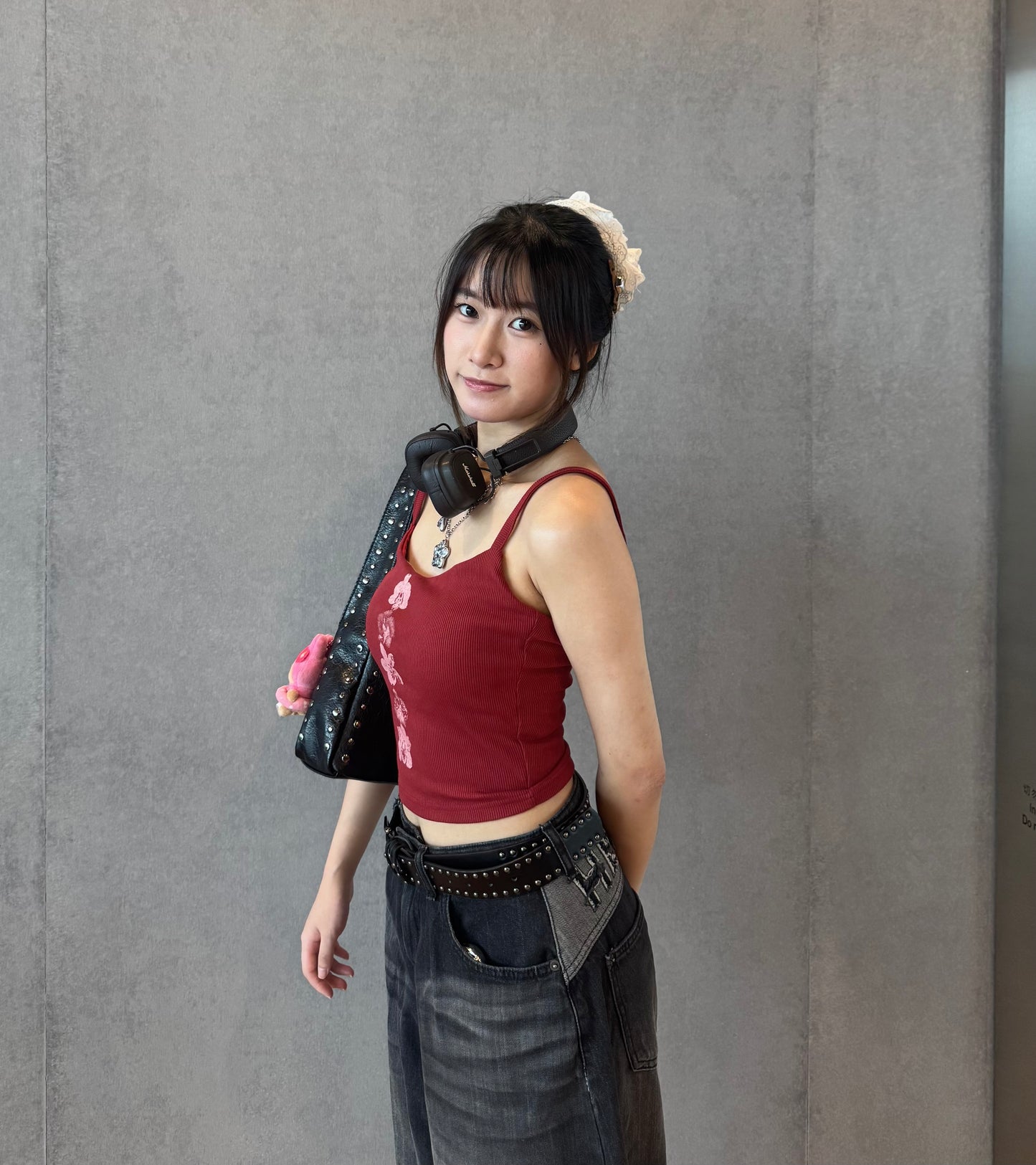 (現貨)小性感花花背心連pad