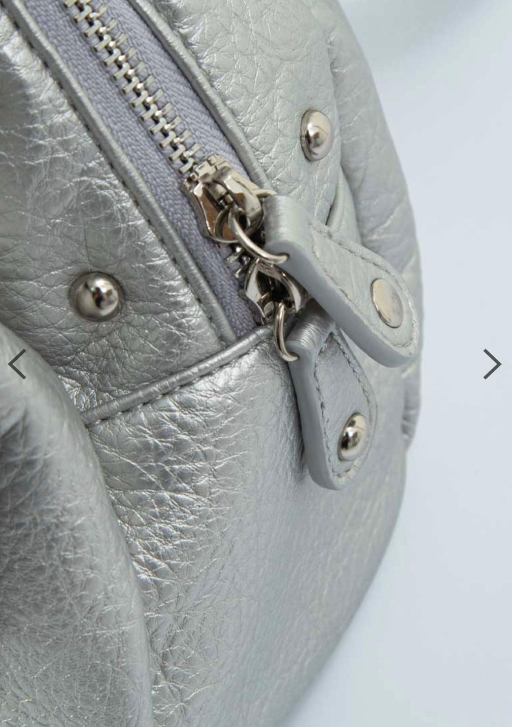 as”on BONITA MINI BAG / SILVER