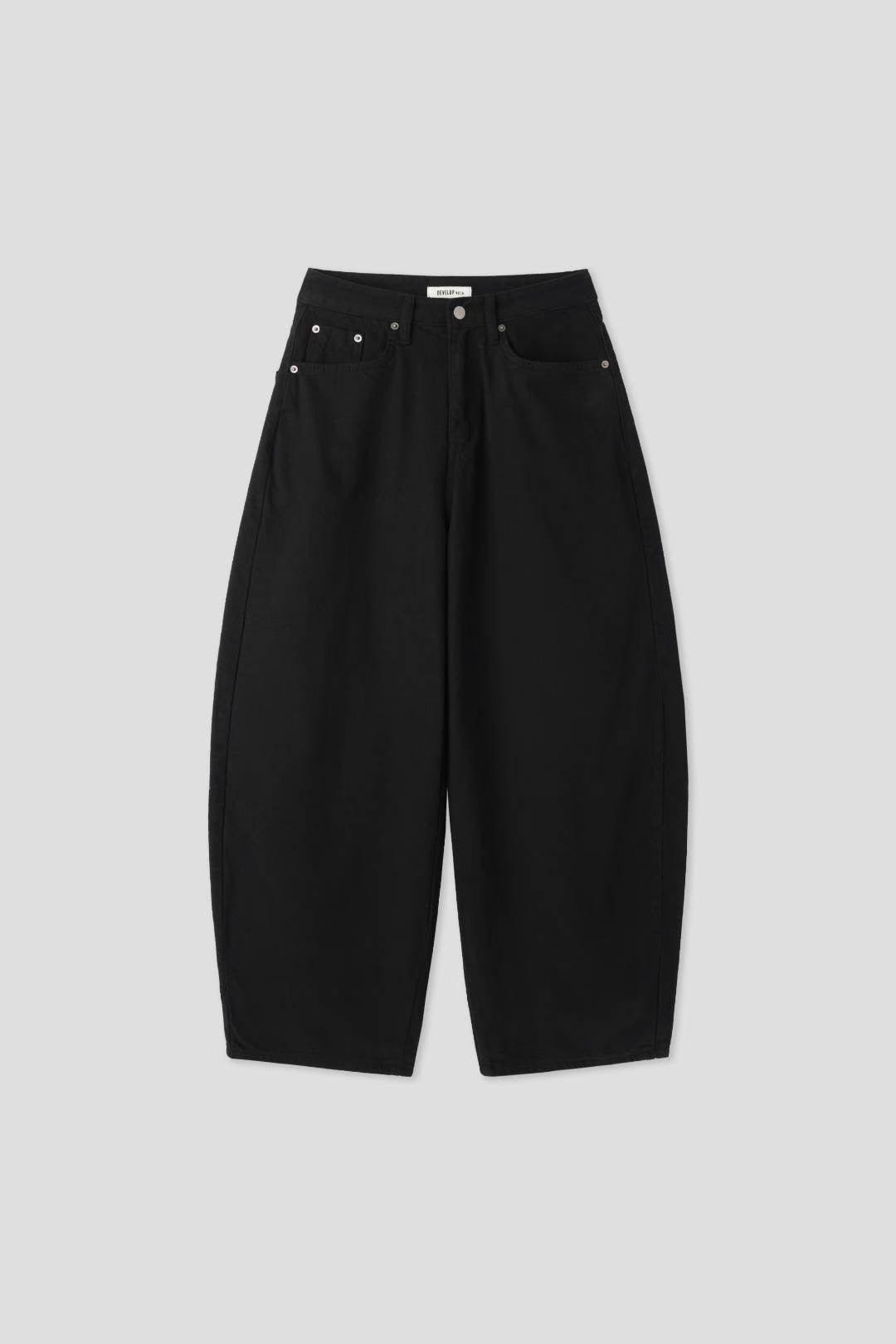 豹紋繡字彎刀褲