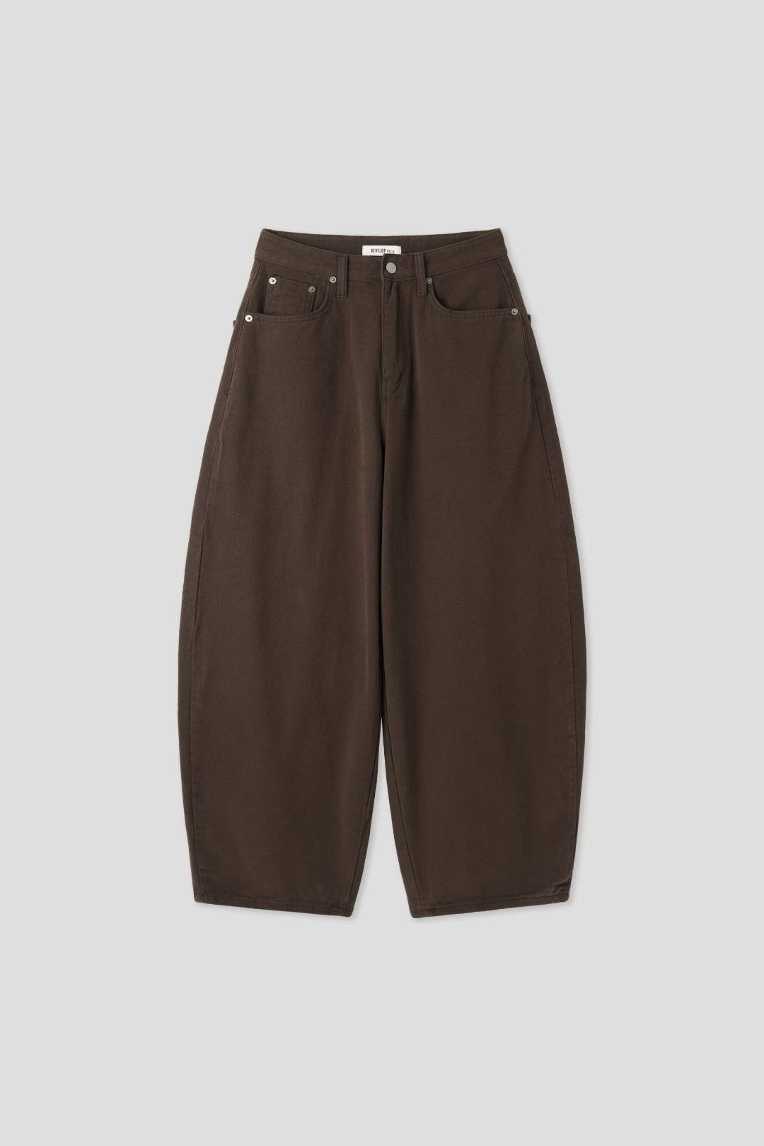 豹紋繡字彎刀褲