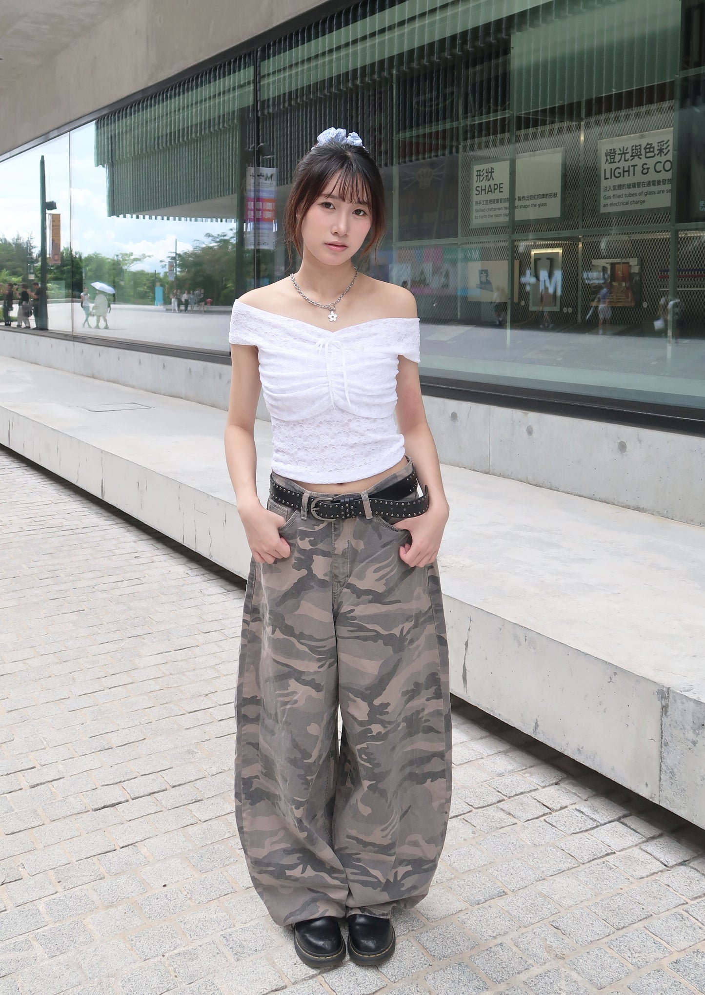 (M現貨)Unisex迷彩長褲