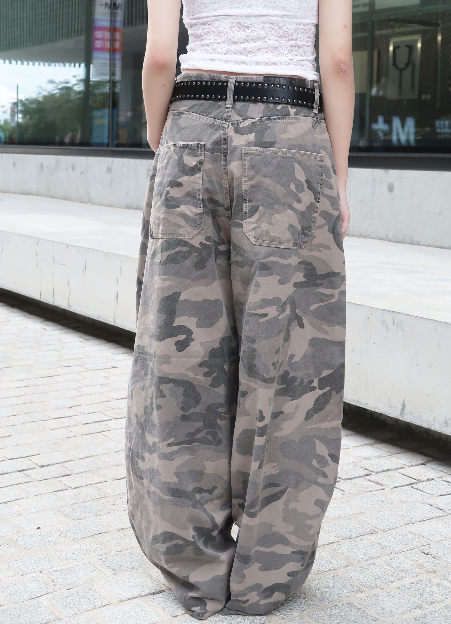 (M現貨)Unisex迷彩長褲